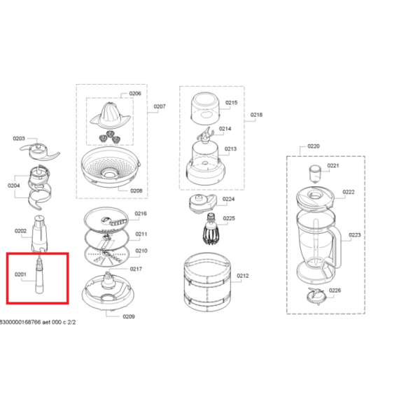 Virtuvinio kombaino BOSCH, SIEMENS ašis - Image 4