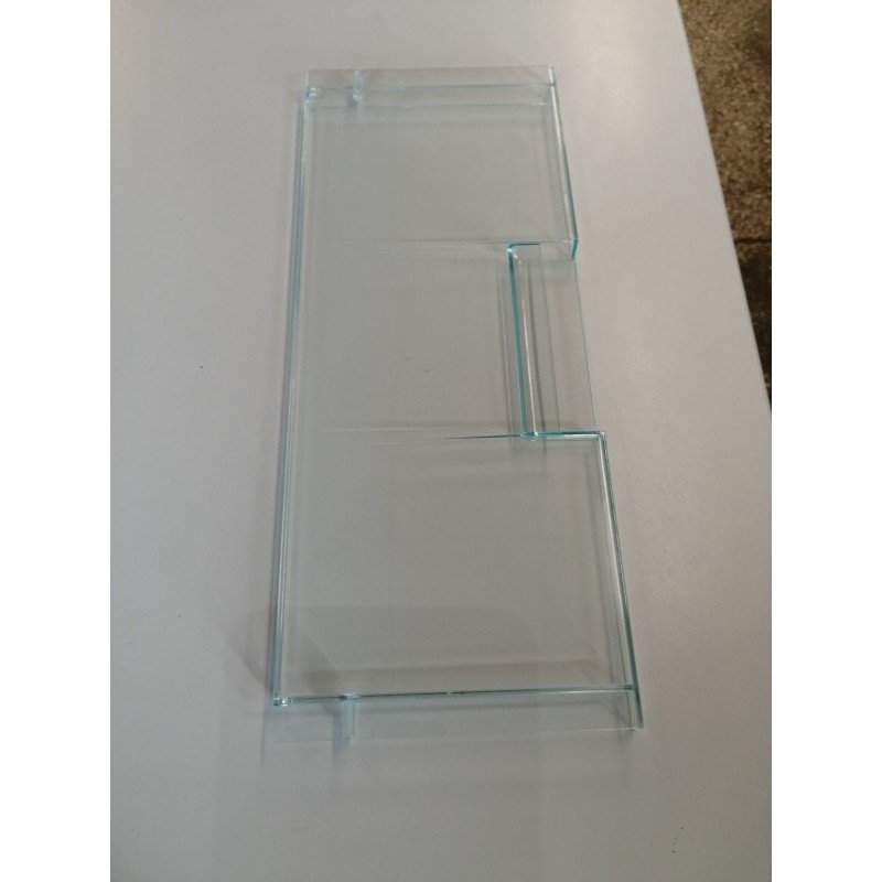 Šaldiklio SNAIGĖ stalčiaus durelės (atverčiama sienelė), 440x157mm, F27FG šaldikliui, orig. Buitinių šaldytuvų laikikliai, stalčiai, lentynos ir kitos plastmasinės detalės