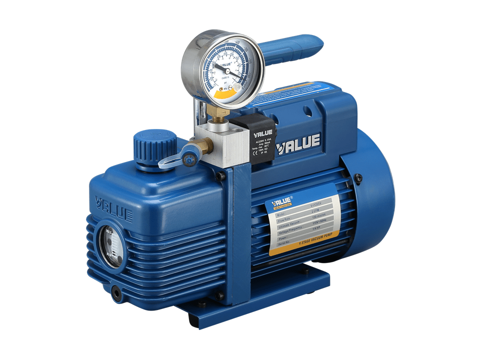 Vacuum pump V-i120SV, 1 tier, 51l/min, power 1/4km, Inlet 1/4″ SAE, oil tank 250ml, dimensions: 290x124x255mm, weight 6.7kg Įrankiai, cheminės priežiūros medžiagos Barzdaskučių dalys ir kita įranga