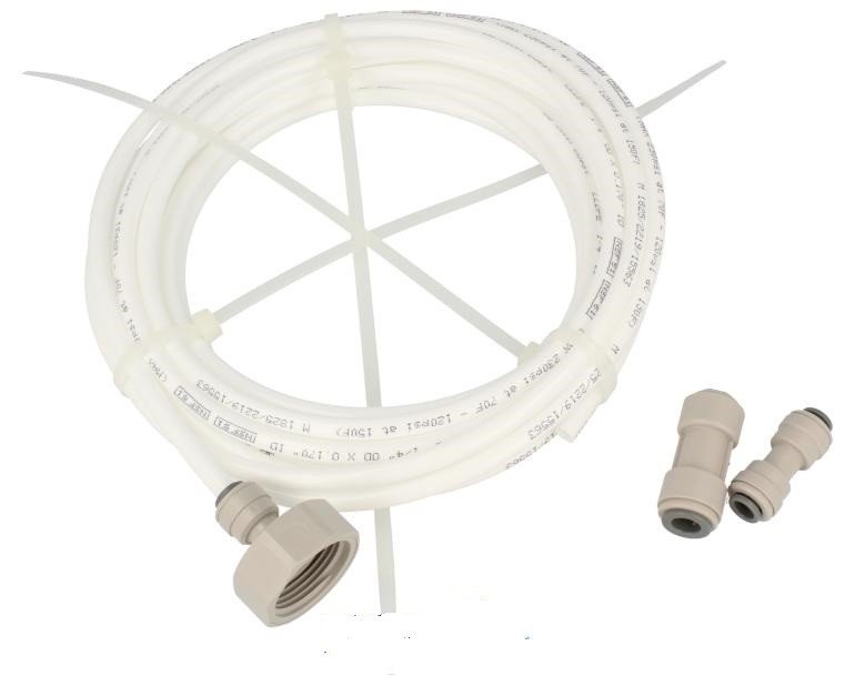 Refrigerator SAMSUNG water connection hose alternative length 5.5 m – 6m Šaldytuvų vandens filtrai,sklendės,ledukų talpos, žarnos ir kitos dalys
