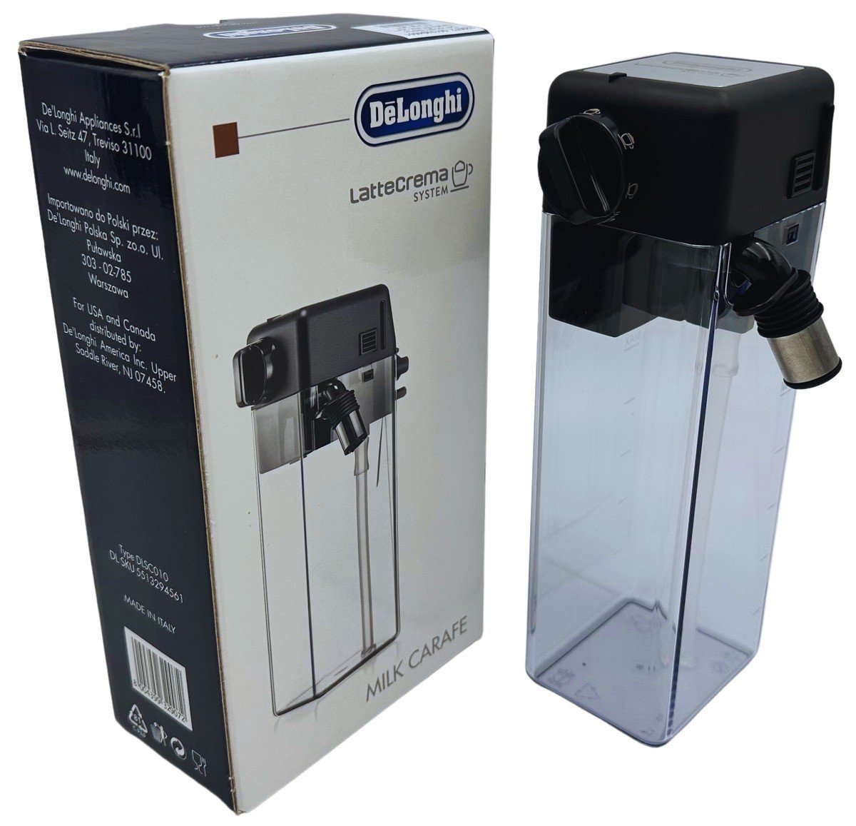 Молочная емкость кофемашины DELONGHI Kavos aparatų filtrai, sieteliai ir talpos (pieno vandens ir kitos)