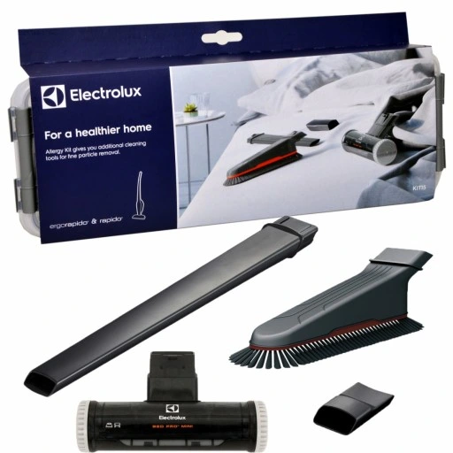 Dulkių siurblio ELECTROLUX / AEG antgalių komplektas. KIT15 ALLERGY KIT Dulkių siurblių šepečiai, žarnos filtrai,maišeliai,laikikliai antgaliai ratukai,teleskopiniai vamzdžiai ir kt