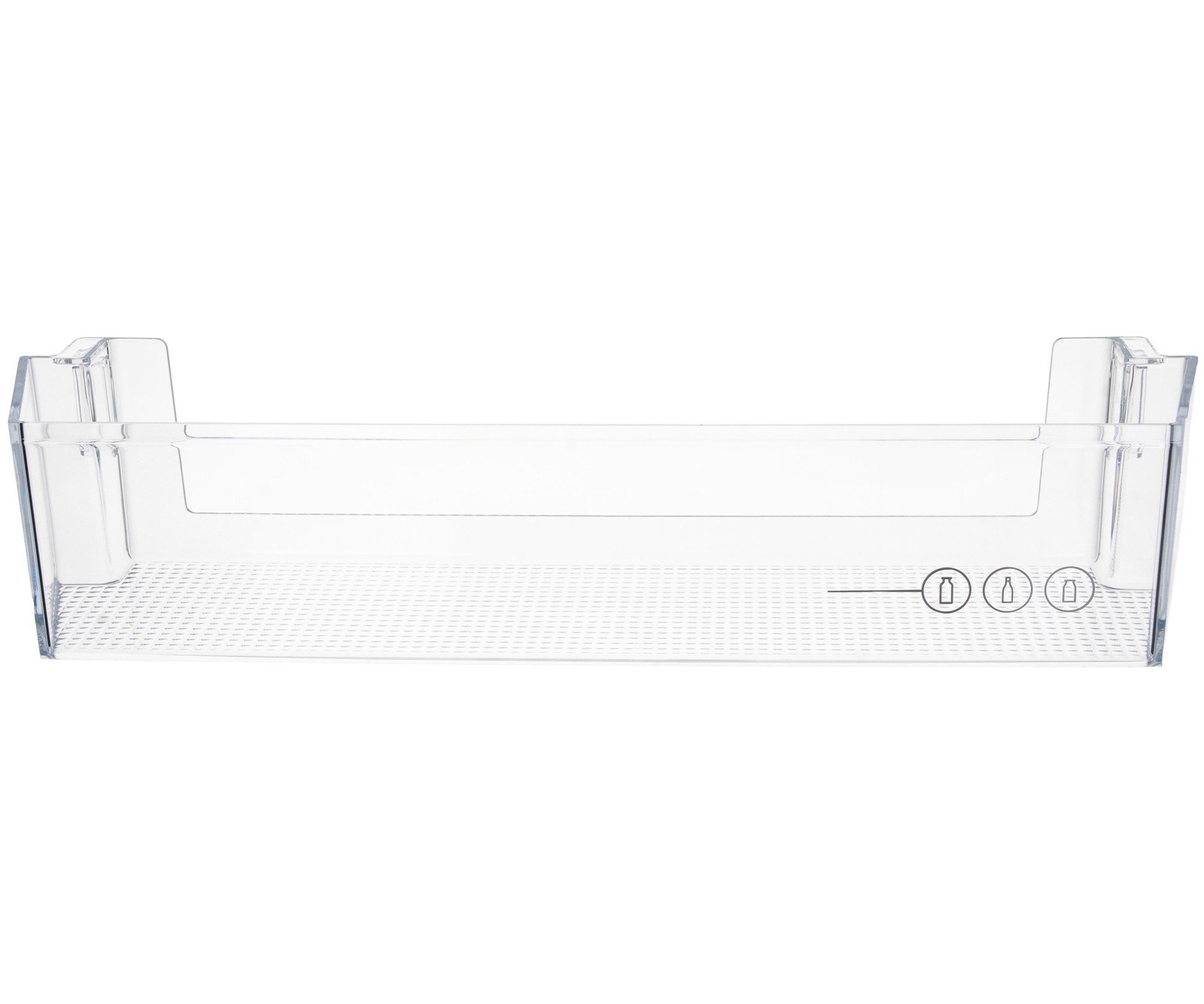Bottom door rack of the BEKO/GRUNDIG/ARCELIK refrigerator. DOOR SHELF 100MM HOTSTP LOGO ARC1175 Buitinių šaldytuvų laikikliai, stalčiai, lentynos ir kitos plastmasinės detalės