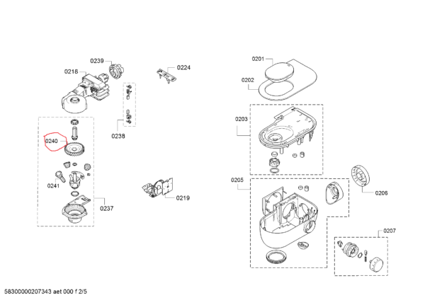 Virtuvinio kombaino  BOSCH/SIEMENS dantratis - Image 2