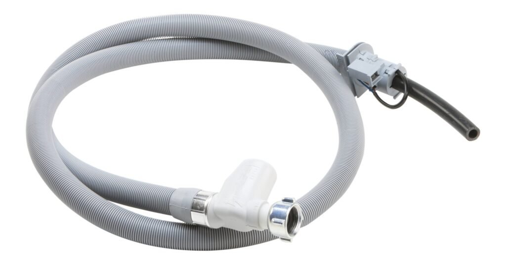 Indaplovės vandens padavimo žarna su vožtuvu (AQUA STOP), AEG, ELECTROLUX, ZANUSSI, UNIVERSALI, 200cm Indaplovių vandens padavimo ,išpylimo žarnos , vamzdžiai ,šlangos