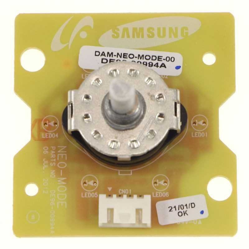 Orkaitės SAMSUNG orkaitės jungtukas. ASSY-MODE;NV6786BNESR/WT,DAM-NEO MODE-00 Viryklių kepimo skardos, grotelės, bėgeliai, el. plokštės ir kitos dalys