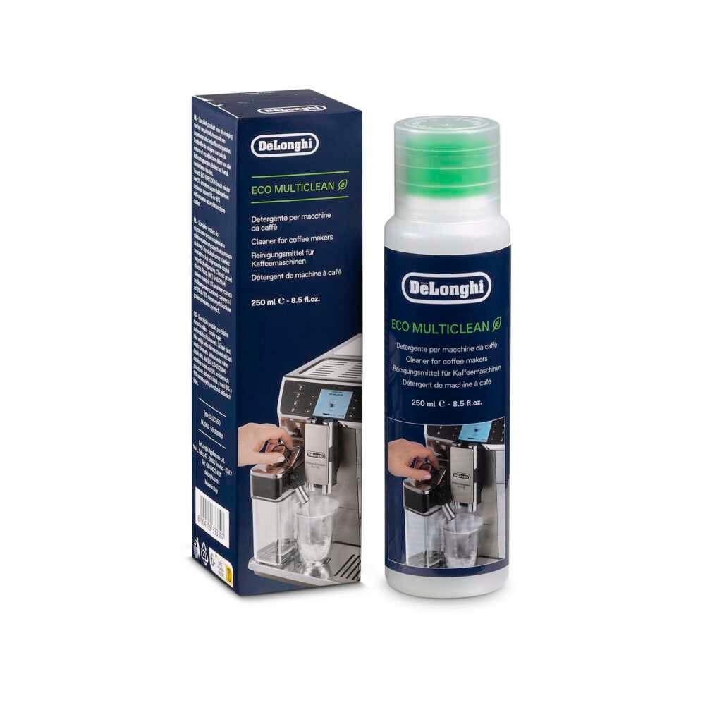 Valymo skystis DeLonghi EcoMultiClean DLSC550 ( 250 ml). CLEANER FOR COFFE MAKER Kavos aparatų priežiūros priemonės,tepalai ir kitos dalys