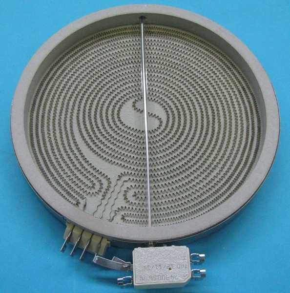 Kaitinimo elementas (keramikiniui paviršiui) išorinis Ø230mm, zonos Ø210/175/120mm, 2300/1600/800W, 230V, GORENJE, HANSA, AMICA.Power: 2300/1600/800W. Diameter: 210/175/120mm. Elektrinių viryklių kaitviečių elementai