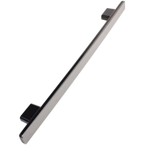 Orkaitės WHILRPOOL, BAUKNECHT, IKEA durų rankena, ilgis 520mm,tarp tvirtinimo taškų 410mm, spalva – sidabrinė, alternatyva Elektrinių ir dujinių viryklių orkaičių rankenėlės ir durų rankenos