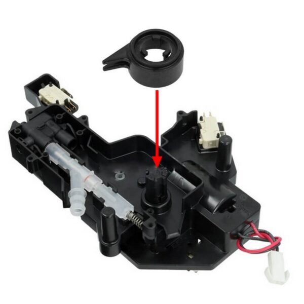 Kavos aparato PHILIPS,NIVONA,MIELE drenažo vožtuvo fiksatorius. TURNTABLE COUPLER 047 BLACK - Image 2