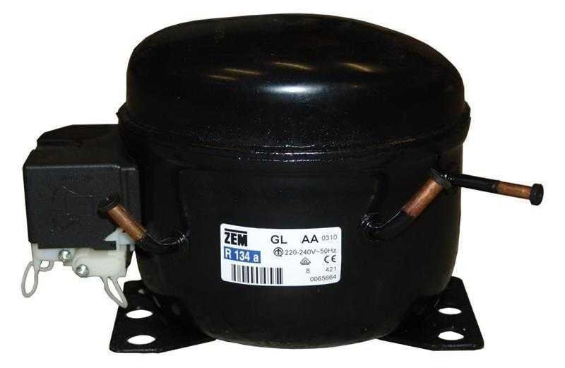 Kompresorius GL99AA ACC, Cubigel, Huayi, Electrolux, ZEM, R134A, šaldiklinis -35 C to -10 C, 1/4HP, 23,3C-238W, analogas NL10FT Automobilinių šaldytuvų kompresoriai