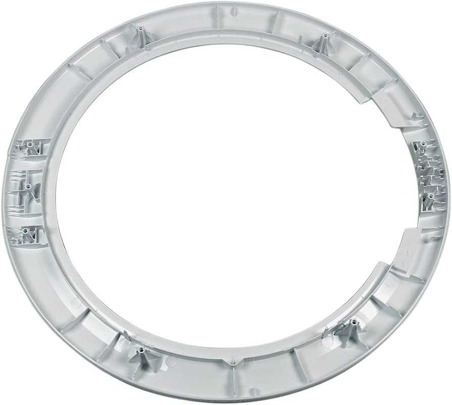 Skalbimo mašinos WHIRLPOOL/INDESIT įkrovos durelių priekinis rėmelis,orig.GLASSDOOR FRAME WHITE Skalbimo mašinų įkrovos durelės rėmeliai ir stiklai