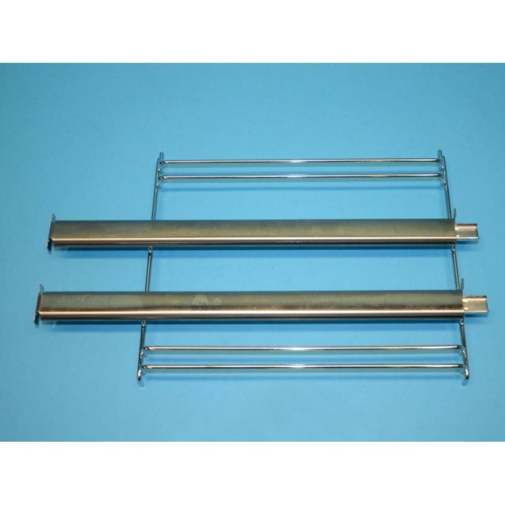 Orkaitės GORENJE teleskopinis bėgelis, kairės pusės, orig. PULL-OUT GUIDE FS 2D L ASSY Viryklių kepimo skardos, grotelės, bėgeliai, el. plokštės ir kitos dalys