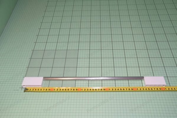 Orkaitės AMICA durų rankena,ilgis 525 мм.TÜRGRIFF RES FI12 INOX/WEISS - Image 3