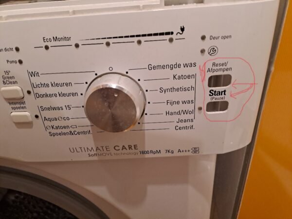 Skalbimo mašinos WHIRLPOOL/INDESIT klavišai.BUTTON START - Image 3
