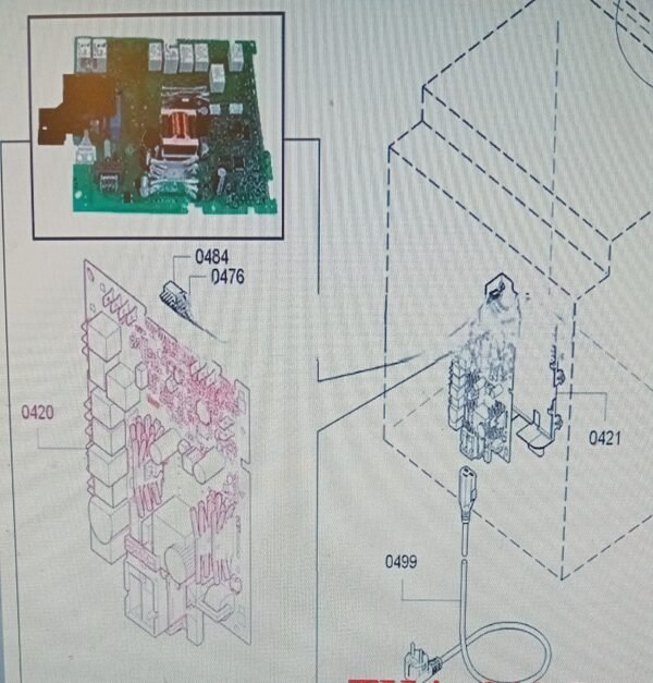 Orkaitės BOSCH/SIEMENS suprogramuotas valdymo modulis - Image 2