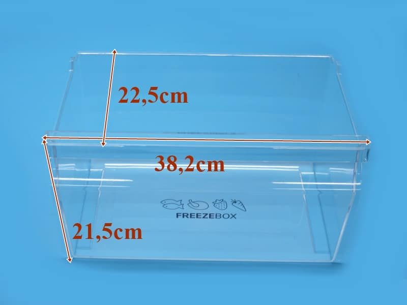 Šaldytuvo HISENSE/GORENJE apatinis šaldiklio stalčius Buitinių šaldytuvų laikikliai, stalčiai, lentynos ir kitos plastmasinės detalės