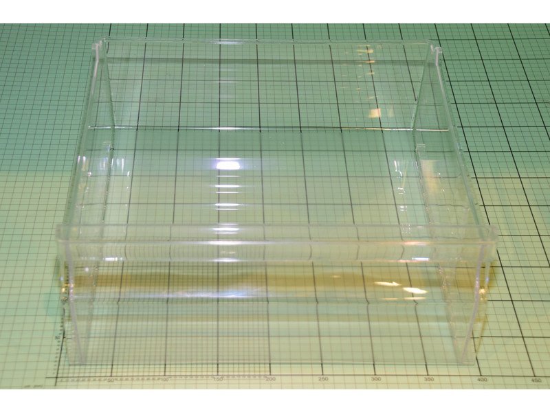 Šaldytuvo HISENSE/GORENJE viršutinis šaldiklio stalčius,orig. Buitinių šaldytuvų laikikliai, stalčiai, lentynos ir kitos plastmasinės detalės