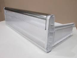 Šaldytuvo BOSCH, SIEMENS šaldiklio viršutinis stalčius, 530x305x170mm, orig. Buitinių šaldytuvų laikikliai, stalčiai, lentynos ir kitos plastmasinės detalės