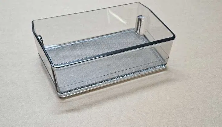Šaldytuvo SAMSUNG trumpa ,vidurinė durų lentyna,orig. Buitinių šaldytuvų laikikliai, stalčiai, lentynos ir kitos plastmasinės detalės
