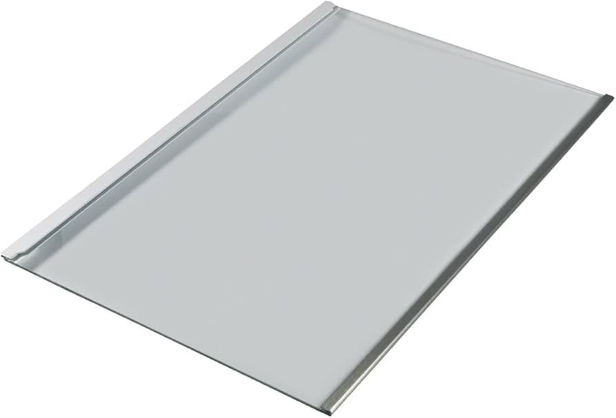 Šaldytuvo BOSCH/SIEMENS lentyna,Ilgis 470 mm Plotis 302 mm Aukštis 4 mm,orig. Buitinių šaldytuvų laikikliai, stalčiai, lentynos ir kitos plastmasinės detalės