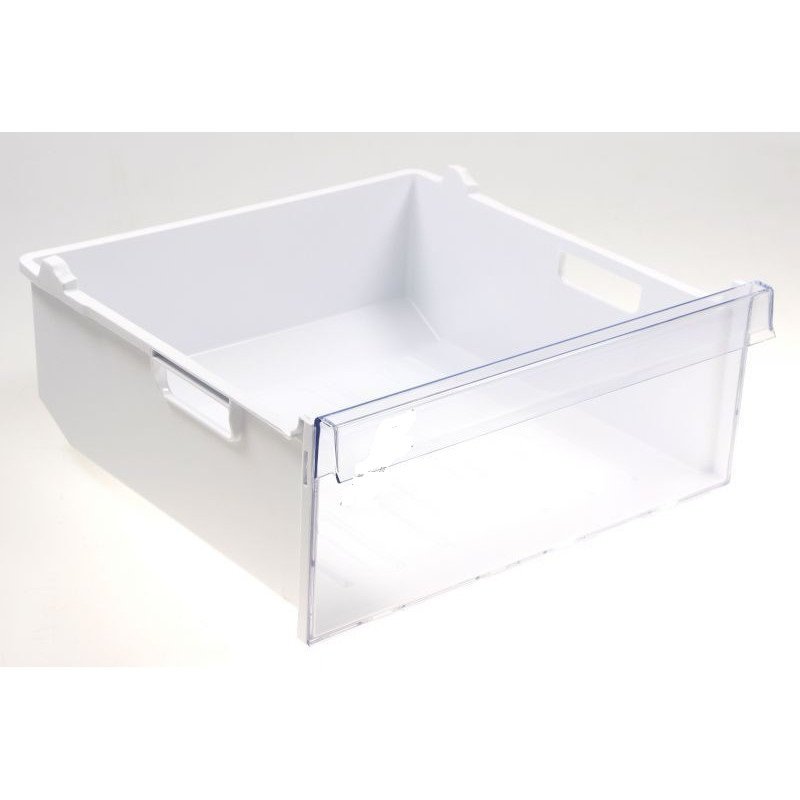 Šaldytuvo viršutinis šaldiklio stalčius komplekte, 404X404X170 mm,orig. Buitinių šaldytuvų laikikliai, stalčiai, lentynos ir kitos plastmasinės detalės