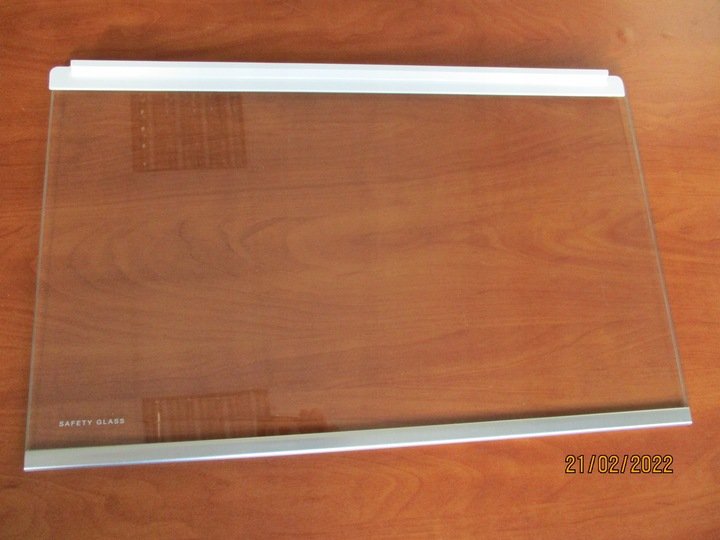 Šaldytuvo ELECTROLUX / AEG ,KÜPPERSBUSCH lentyna. COMPLETE, 458.5X286MM,1vnt,orig. Buitinių šaldytuvų laikikliai, stalčiai, lentynos ir kitos plastmasinės detalės