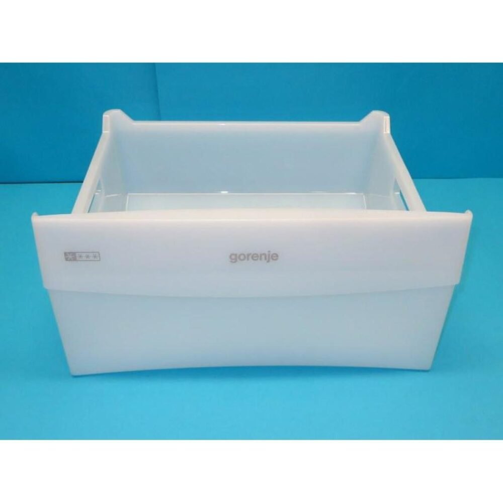 Šaldytuvo GORENJE viršutinis šaldiklio stalčius,orig. Buitinių šaldytuvų laikikliai, stalčiai, lentynos ir kitos plastmasinės detalės