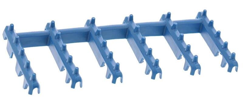 Indaplovės ELECTROLUX / AEG vidurinio krepšio laikiklis, 170×75,5×17,5,orig. SOFT LUGS, BLUE, 170X75,5X1 Indaplovės ratukai, grotelės ir laikikliai indų krepšiai