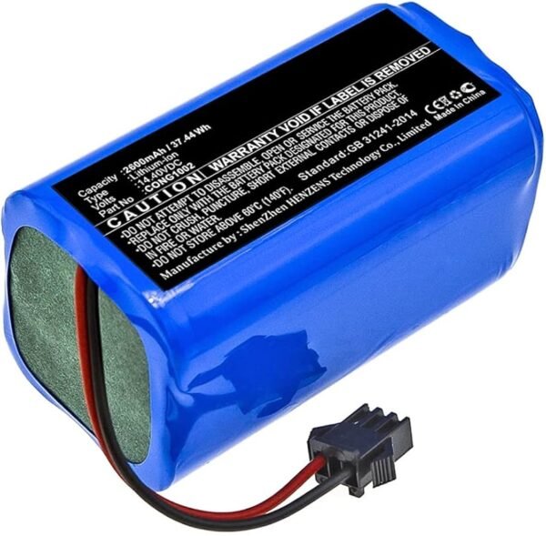 14,4V-2600MAH LI-ION BATTERY - VACUUM CLEANER ALTERNATIVE FOR CECOTEC