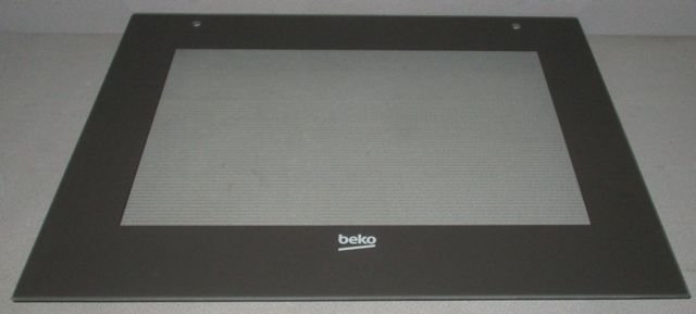 Orkaitės BEKO/GRUNDIG/ARCELIK priekinis stiklas,59.5cm x 46.4cm,orig. Orkaičių durų stiklai ,kaitlenčių stiklokeramikiniai paviršiai