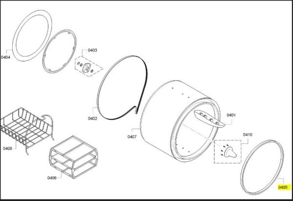 SEAL SET - DRUM SUPPORT - Image 2