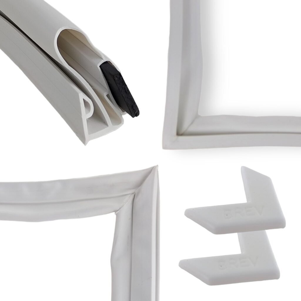 UNIVERSAL MAGNETIC DOOR SEAL X2, 200X100 CM Šaldytuvų durų tarpinės ir kt