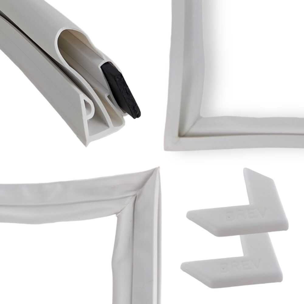 UNIVERSAL MAGNETIC DOOR SEAL X2, 200X100 CM Šaldytuvų durų tarpinės ir kt