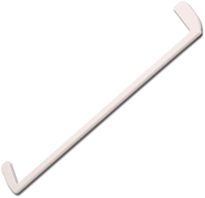 Šaldytuvo WHIRLPOOL/INDESIT priekinis lentynos laikiklis. C00281601 GLASS SHELF FRONT TRIM (505X78X15MM) Buitinių šaldytuvų laikikliai, stalčiai, lentynos ir kitos plastmasinės detalės