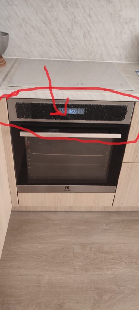 Orkaitės ELECTROLUX / AEG priekinė panelė,orig. CONTROL PANEL,BLACK,60CM, VCU Orkaičių durų stiklai ,kaitlenčių stiklokeramikiniai paviršiai