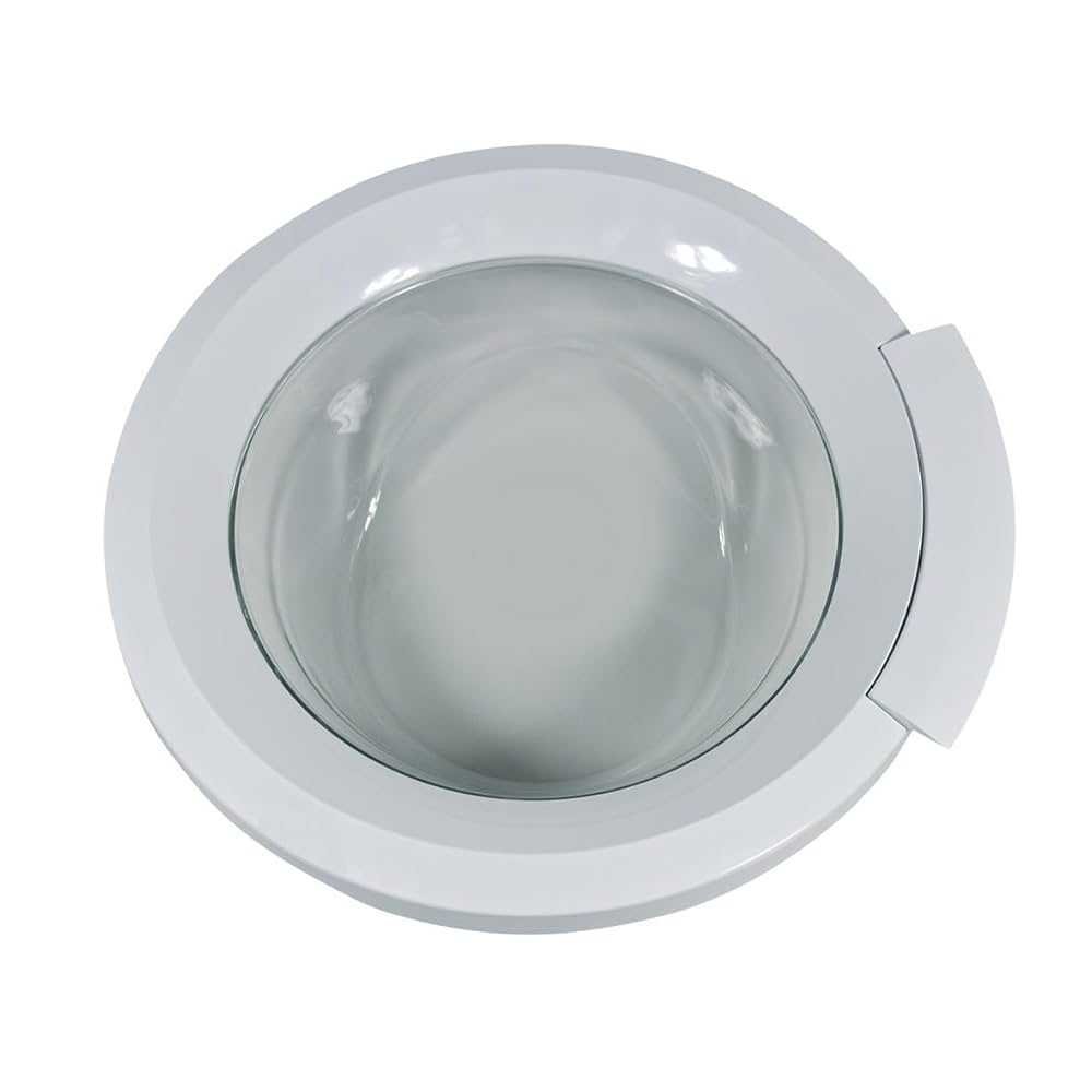 Durys BOSCH, SIEMENS, CONSTRUCTA, BALAY, PITSOS, baltos spalvos, tinka BOSCH MAXX 5, 6, 7 modeliams, orig. Skalbimo mašinų įkrovos durelės rėmeliai ir stiklai