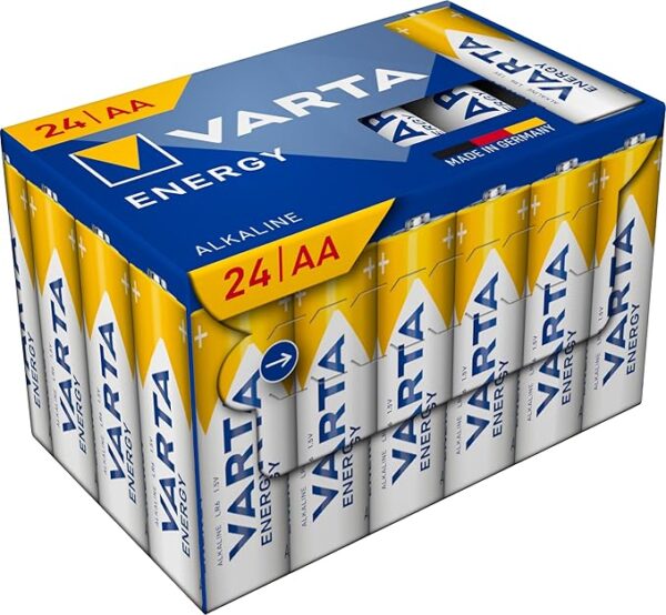 BATARĖJOS VARTA  AA komplektas 24 vnt . LR06 VARTA ENERGY, ALKALINE AA BATTERY, 1.5V (24-PACK) - Image 2