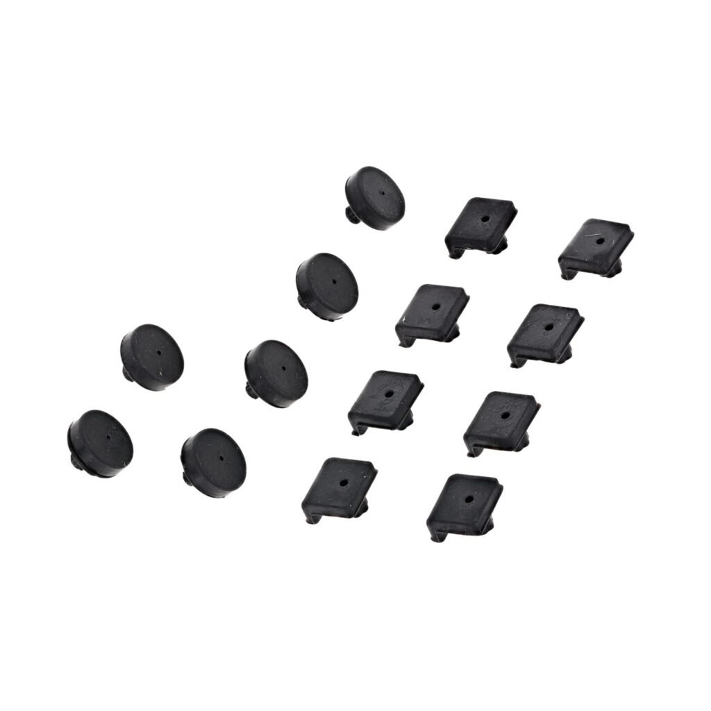 Viryklės ELECTROLUX / AEG grotelių gumelės. KIT,BUFFER,GRID,14PCS. Viryklių kepimo skardos, grotelės, bėgeliai, el. plokštės ir kitos dalys