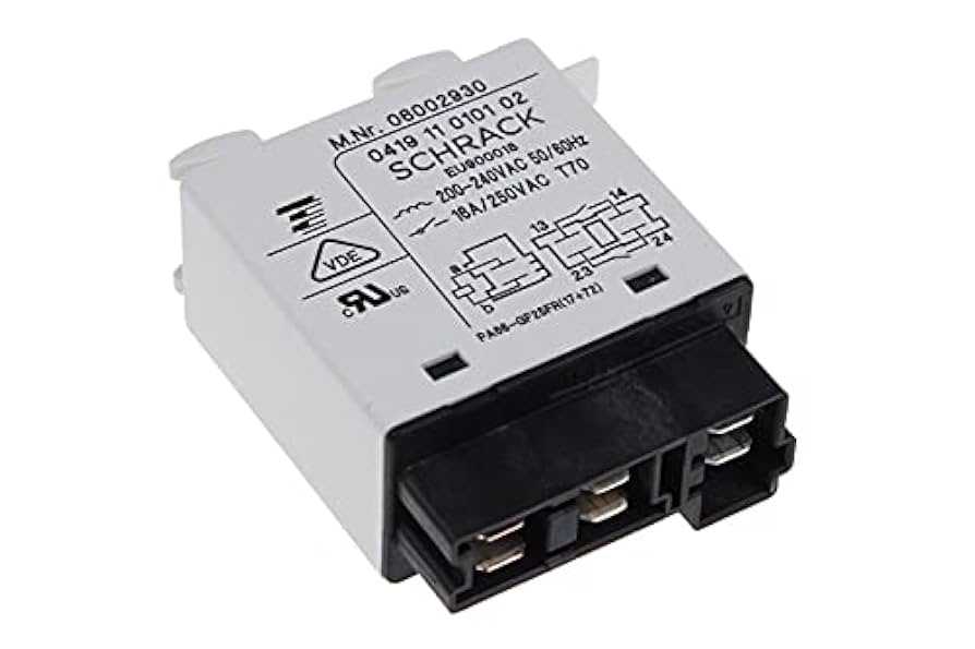 Indaplovės MIELE šildymo rėlė . RELAY 200-240V 50/60HZ Indaplovių vandens lygio davikliai,kiekio skaitikliai