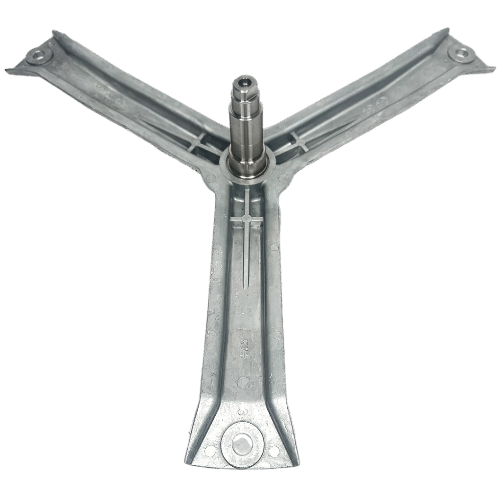 Skalbimo mašinos BOSCH/SIEMENS būgno kryžmė ,ašis.Guolis 6204,6205 ,riebokšlis  30X52X10/12 užsakomi atskirai Skalbimo mašinų kryžmės