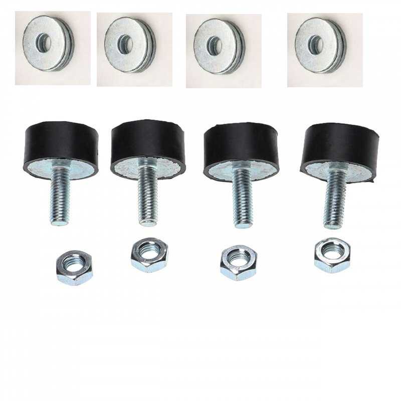 Oro kondicionieriaus vibracijos slopintuvai, guminis, D=55x51mm x H=20mm, M10x70mm, M=130KG Pramoninių šaldytuvų prapučiami kondensatoriai ir kiti priedai