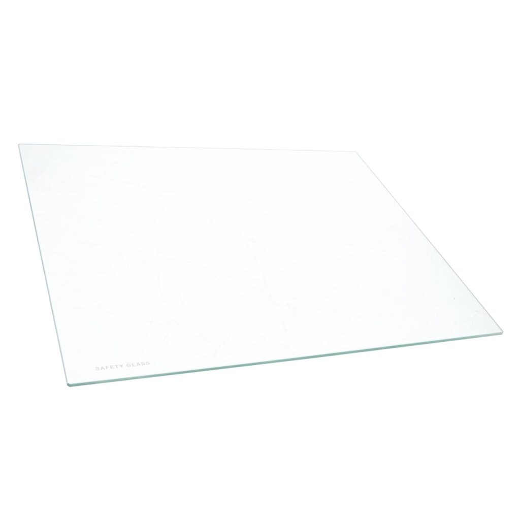 Šaldytuvo AEG, ELECTROLUX, ZANUSSI, FAURE, SMEG, ZOPPAS, REX, DOMETIC, PHILCO, šaldiklio skyriaus stiklinė lentyna, 402x318mm, orig. Buitinių šaldytuvų laikikliai, stalčiai, lentynos ir kitos plastmasinės detalės