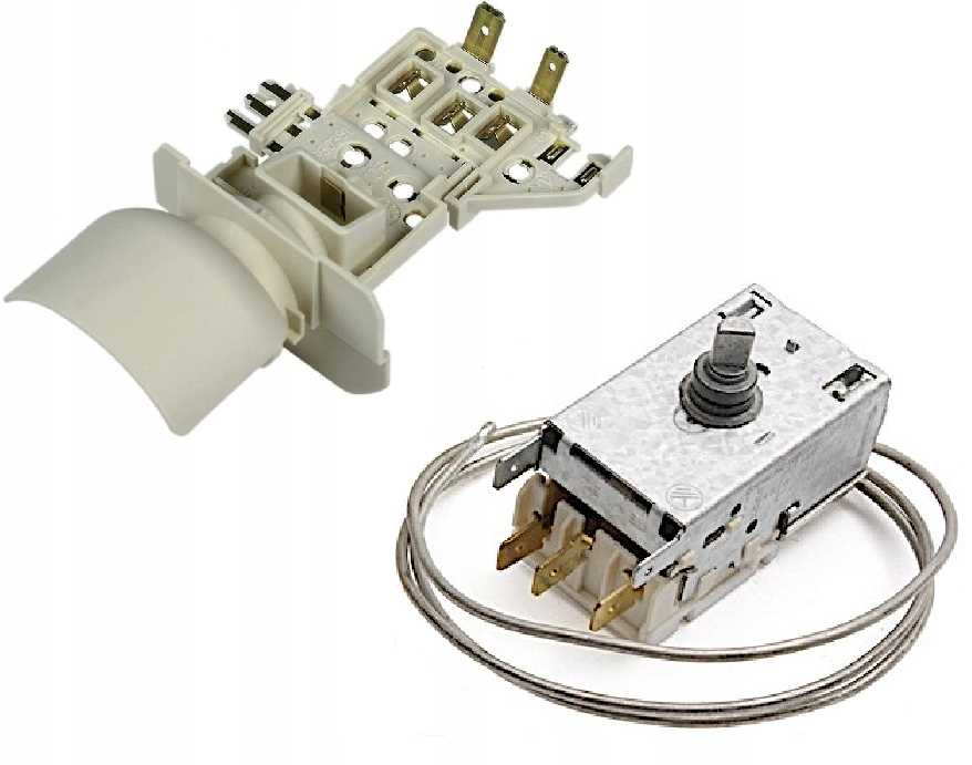 Šaldytuvo WHIRLPOOL/INDESIT termostatas su laikikliu ,orig. Šaldytuvų termoreguliatoriai