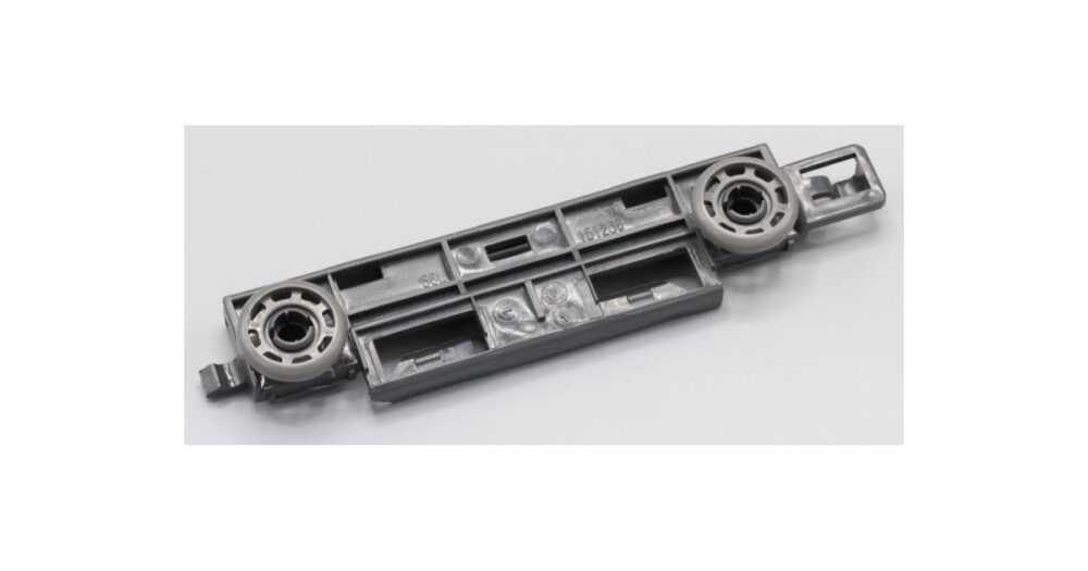 Indaplovės BEKO/GRUNDIG/ARCELIK viršutinio krepšio kairės pusės ratukai. Indaplovės ratukai, grotelės ir laikikliai indų krepšiai