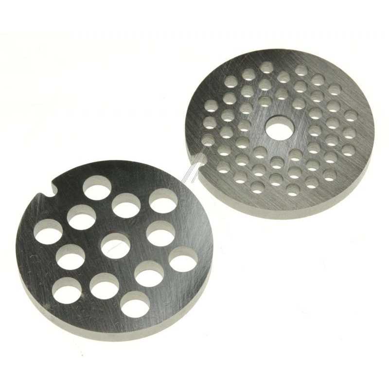 Mėsmalės BOSCH/SIEMENS sietelių komplektas ,2 vnt,orig.2 Stück, 4mm + 8mm Mėsmalių dalys