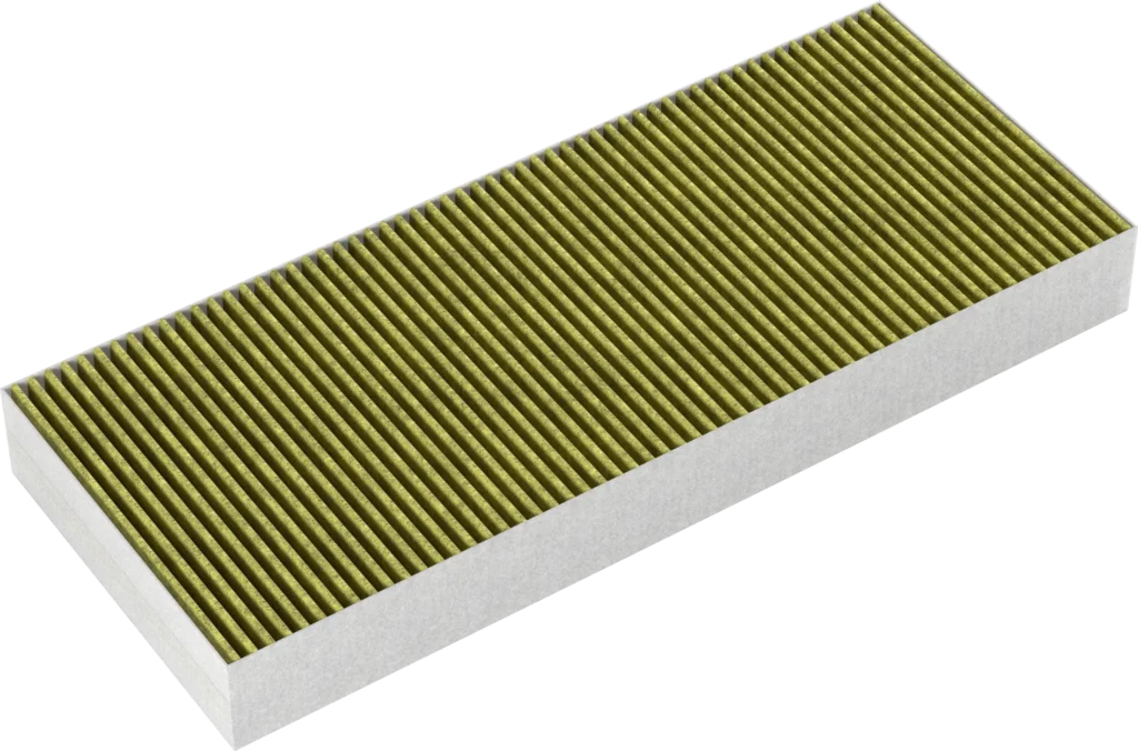 „Clean Air Plus“ kvapų filtras su aktyvuota anglimi, pakaitinis filtras recirkuliacijos režimui Clean Air Plus odor filter (replace).Plokštelinis filtras, 46 cm, 19 cm, 5 cm, vienetų skaičius: 1 Gartraukių filtrai varikliai ir kt dalys