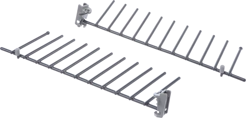 Indaplovės BOSCH/SIEMENS viršutinio stalčiaus grotelių komplektas,orig. Indaplovės ratukai, grotelės ir laikikliai indų krepšiai