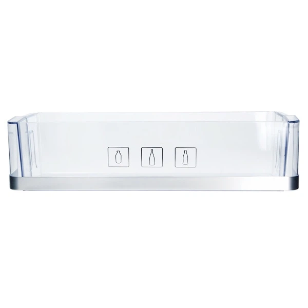 Šaldytuvo BEKO/GRUNDIG/ARCELIK apatinė durų lentyna,1vnt, 420x120mm,orig. Buitinių šaldytuvų laikikliai, stalčiai, lentynos ir kitos plastmasinės detalės