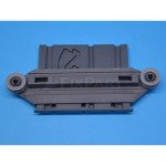 Indaplovė HISENSE/GORENJE vidurinio krepšio ratukai su laikikliu dešinės pusės ,orig. Indaplovės ratukai, grotelės ir laikikliai indų krepšiai